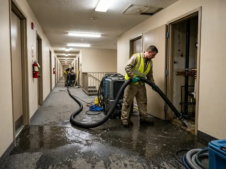 multi-unit-apartment-hallway-f-005 — frequently asked questions, Emergency Burst Pipe Water Extraction & Removal in Kulpmont…